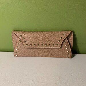 Bien Bien Studded Khaki Wallet (looks more tan in person) NWT